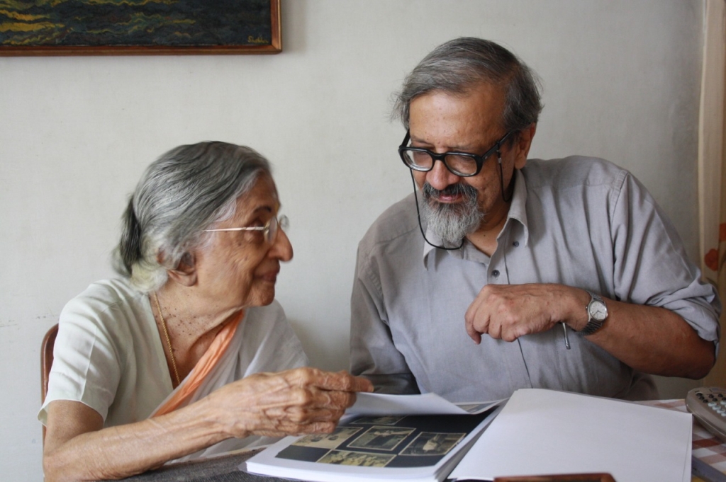 With his Sarada Valiamma, Chennai, September 2014