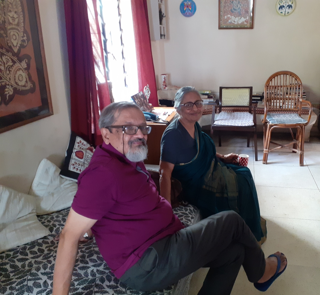 With his Edathi, Narayani Gupta, CD 157 Salt Lake, December 18, 2019