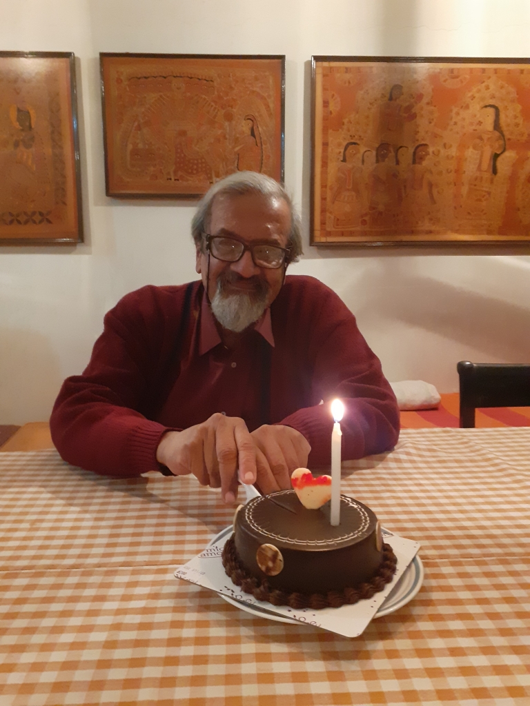 Hari on his 68th birthday, CD 157 Salt Lake, February 15, 2020