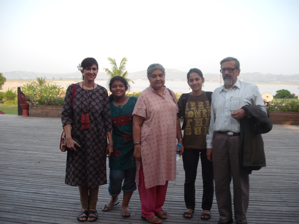 With Tapati, Mrinalini, Ajanta and Ahona, Bagan, Myanmar, June 2012