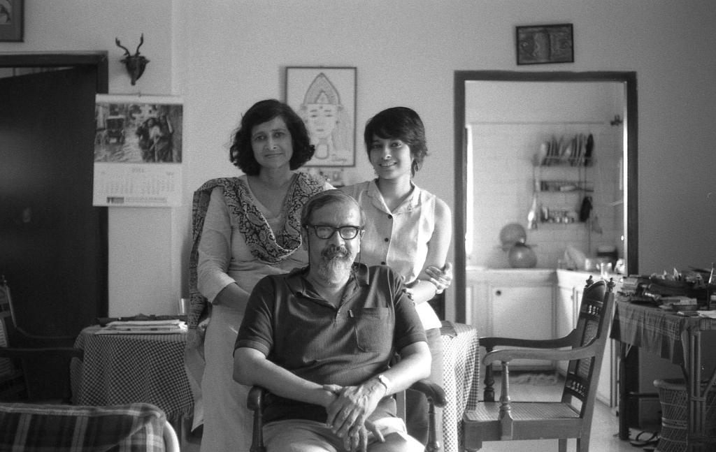 With Tapati and Mrinalini, CD 157, Salt Lake, July 2011. Photograph: Sanjeet Chowdhury